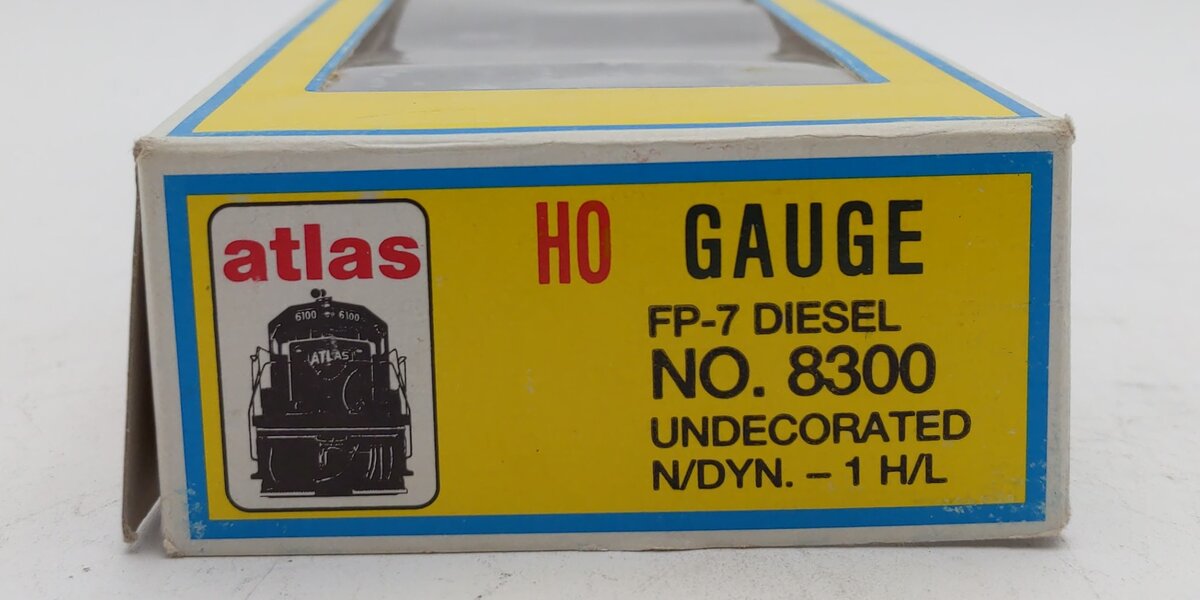 Atlas 8300 HO Undecorated FP-7 Diesel Locomotive