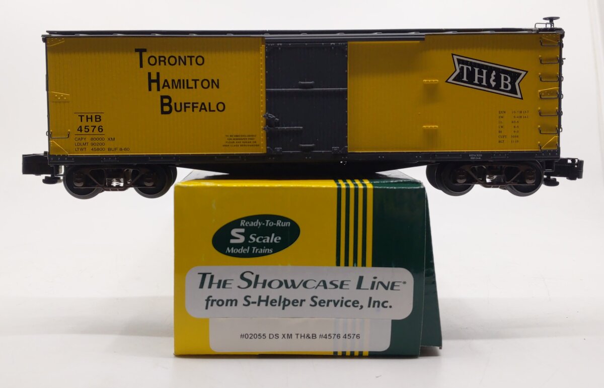S-Helper 02055 S Gauge Toronto Hamilton & Buffalo Single Door Boxcar #4576 LN/Box