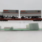 Fleischmann 5271 HO Scale DB Flatcar w/ Bosch Truck & Trailer #4983086-7 VG/Box