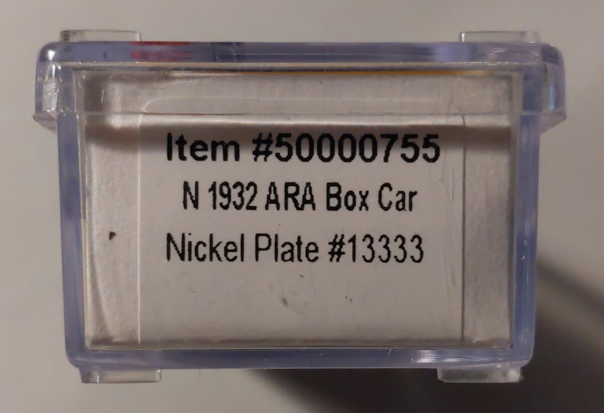Atlas 50000755 N Scale Nickel Plate Road 1932 ARA Boxcar #13333