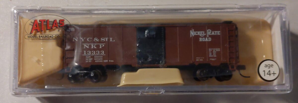 Atlas 50000755 N Scale Nickel Plate Road 1932 ARA Boxcar #13333