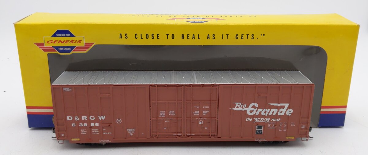 Athearn G4009 HO Scale Denver & Rio Grande 60' Boxcar #63886 NIB