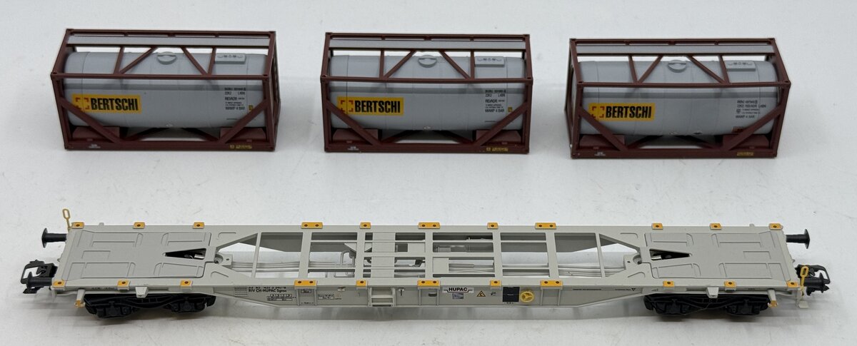 Marklin 47097 HO HUPAC Type Sgnss Container Transport Car