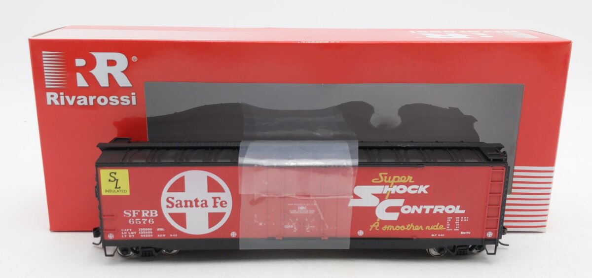 Rivarossi HR6332 HO Santa Fe Railroad SFRB Box Car Plug Door #6576