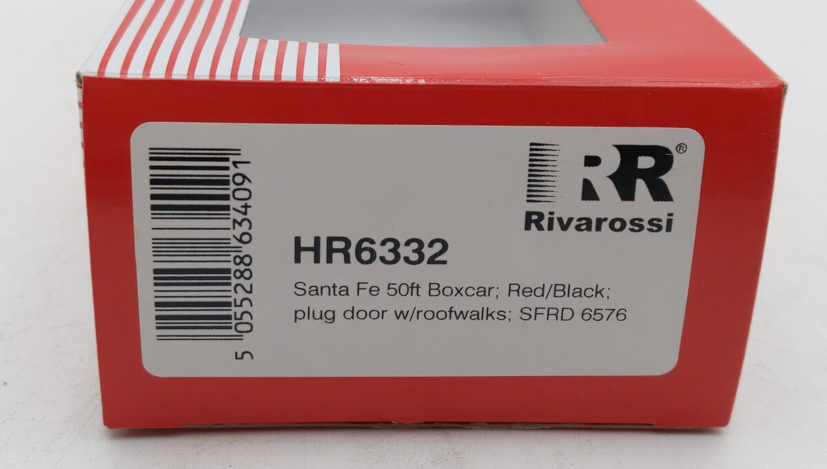 Rivarossi HR6332 HO Santa Fe Railroad SFRB Box Car Plug Door #6576