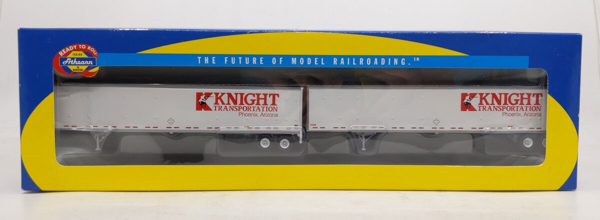 Athearn 28404 HO RTR Knight Transport 53'' Wabash Duraplate Trailers
