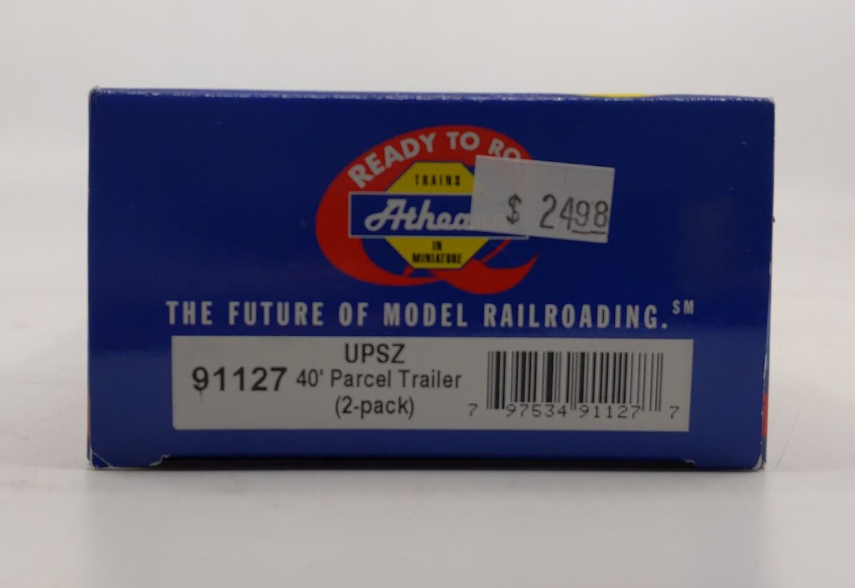 Athearn 91127 HO UPSZ 40' Parcel Trailer (Pack of 2)