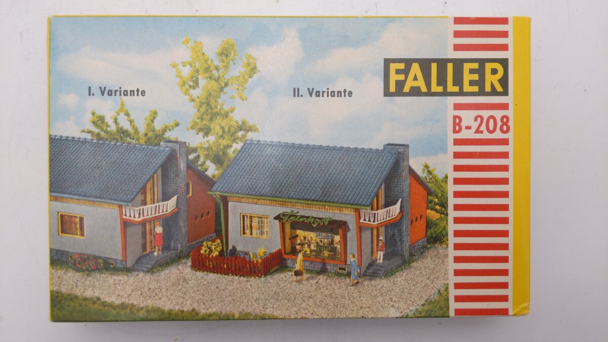 Faller B-208 HO Small Shop House Building Kit