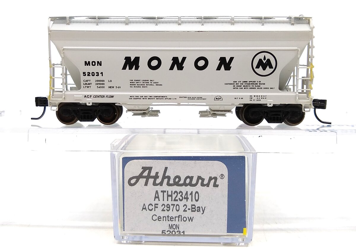 Athearn 23410 N Monon ACF 2970 Covered Hopper #52031