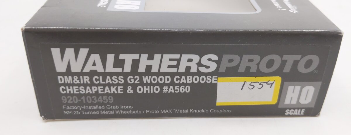 Walthers 920-103459 HO Chesapeake & Ohio DM&IR Class G2 Wood Caboose #A560