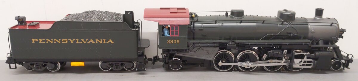 LGB 21872 G Scale PRR 2-8-2 Mikado Steam Locomotive & Tender #2809 with Sound VG/Box