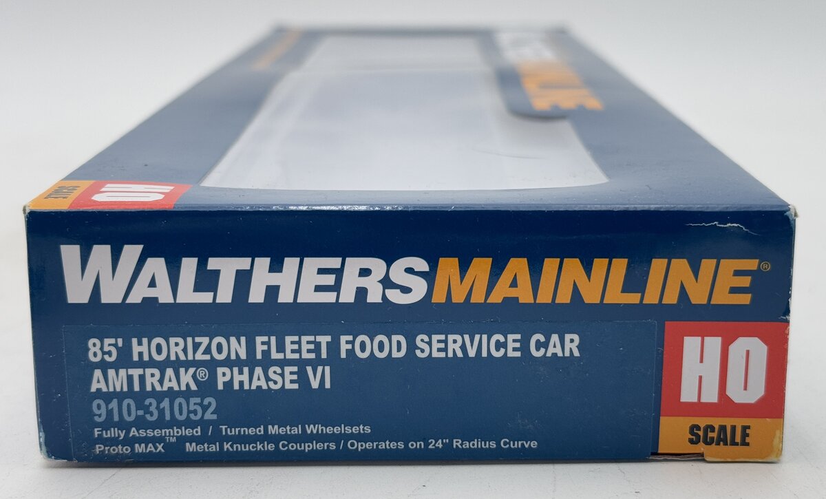 Walthers 910-31052 HO Amtrak Phase VI 85' Horizon Cafe/Club Food Service Car