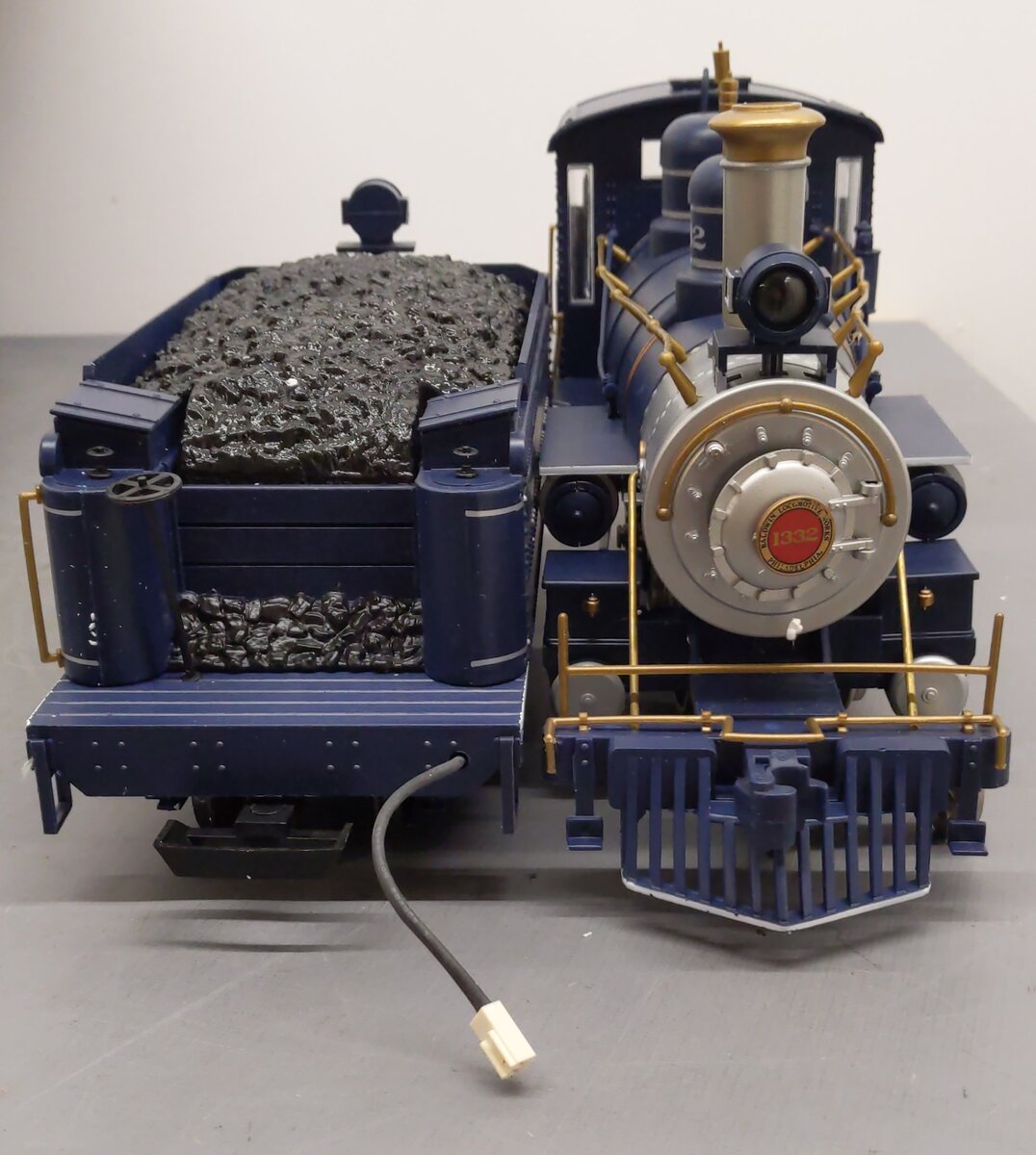 Bachmann 90016 G Scale Royal Blue Steam Train Set VG/Box