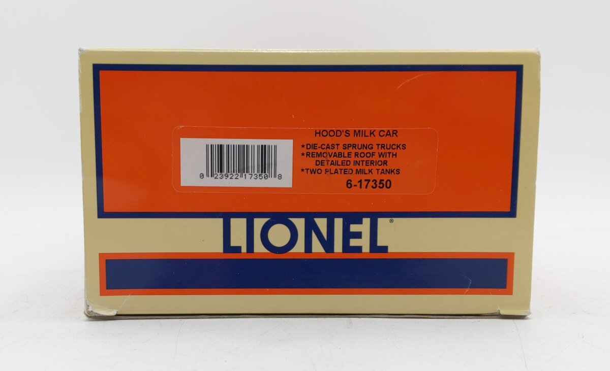 Lionel 6-17350 O Gauge Hood‘s Milk Refrigerator Car #503 LN/Box