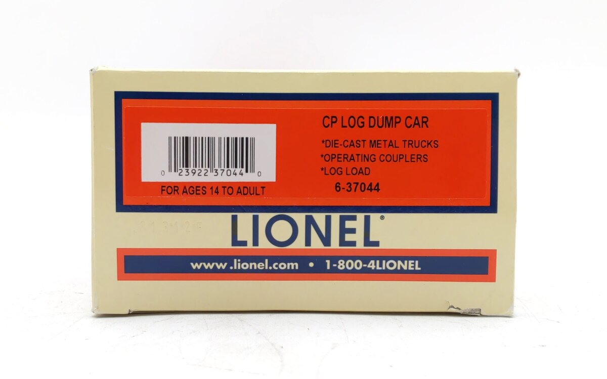Lionel 6-37044 CP Rail Log Dump Car