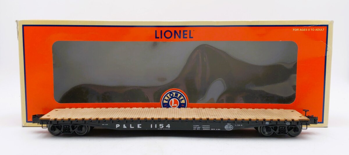 Lionel 6-27511 O Gauge Pittsburgh and Lake Erie PS-4 Flatcar #1154 EX/Box