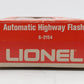 Lionel 6-2154 Operating Highway Flasher