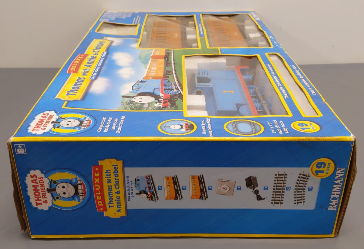 Bachmann 90068 G Scale Thomas with Annie & Clarabel Electric Train Set EX/Box