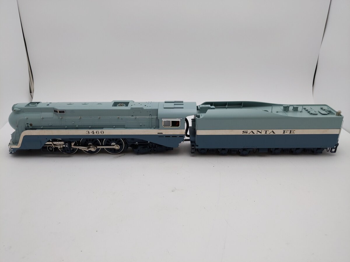 MTH 20-3194-1 Santa Fe 4-6-4 Blue Goose Steam & Tender #3460 w/PS2 LN/Box
