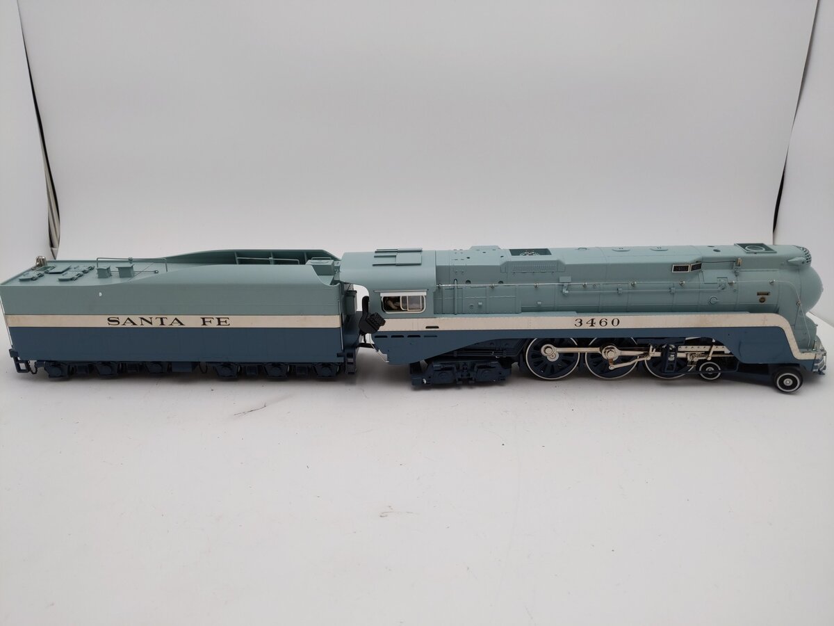 MTH 20-3194-1 Santa Fe 4-6-4 Blue Goose Steam & Tender #3460 w/PS2 LN/Box