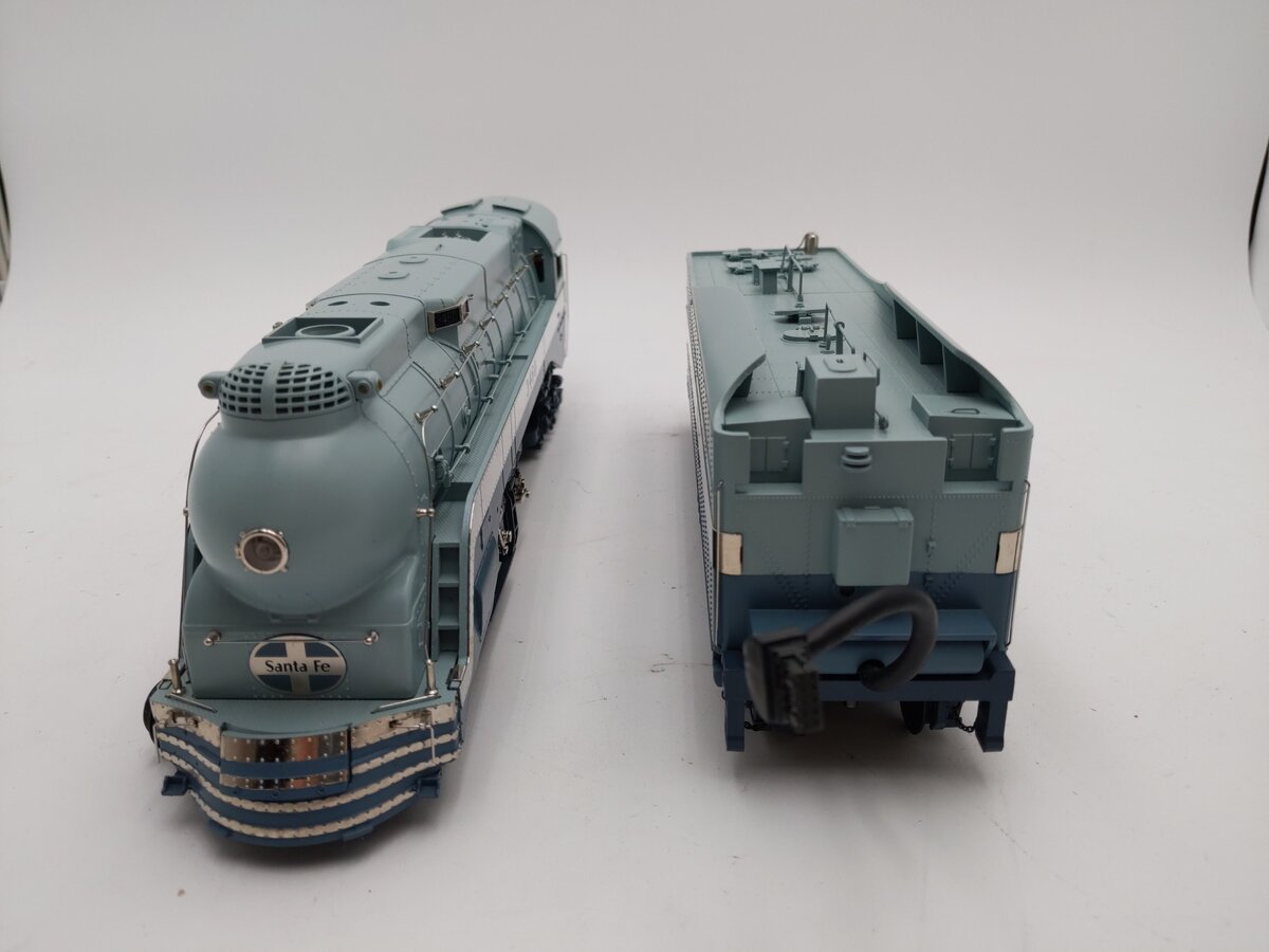 MTH 20-3194-1 Santa Fe 4-6-4 Blue Goose Steam & Tender #3460 w/PS2 LN/Box