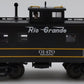 MTH 30-7753 O Denver and Rio Grande Illuminated Steel Caboose #01470 EX