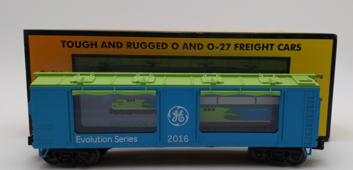 MTH 30-79510 O Gauge G.E. Evolution Operating Action Car #2016