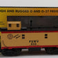 MTH 30-7747 Pittsburgh and West Virginia Offset Steel Caboose LN/Box