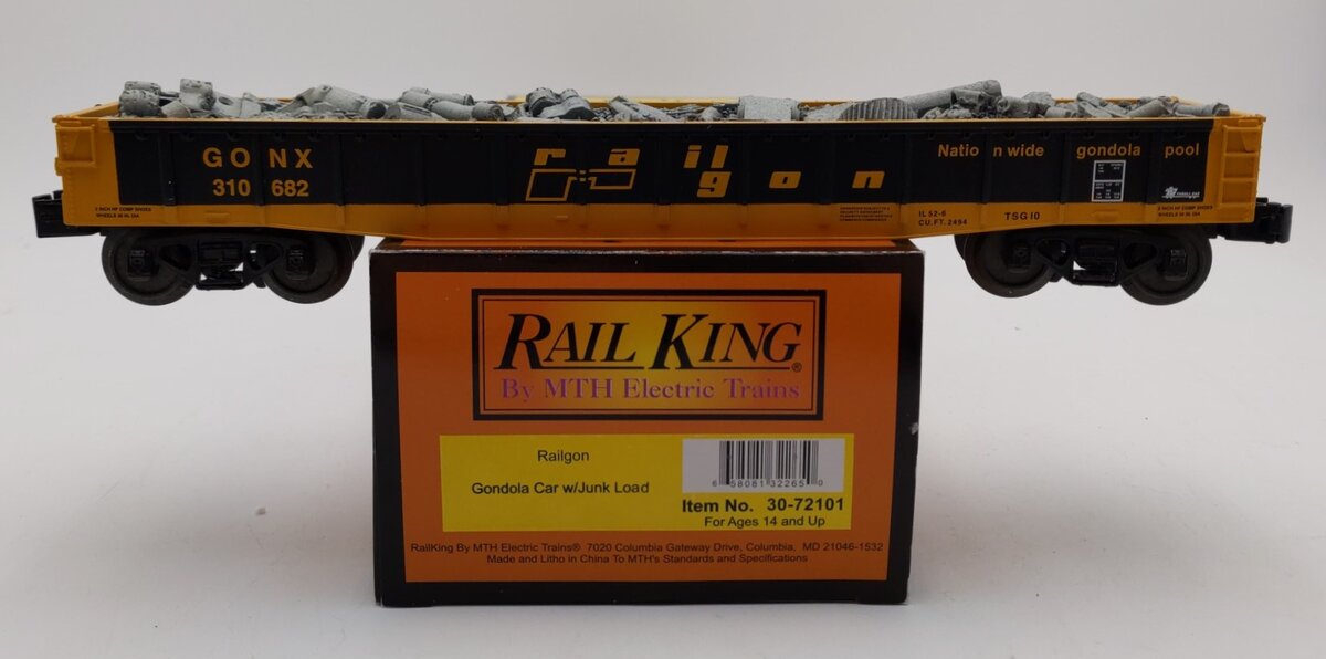 MTH 30-72101 O Gauge Railgon Gondola Car