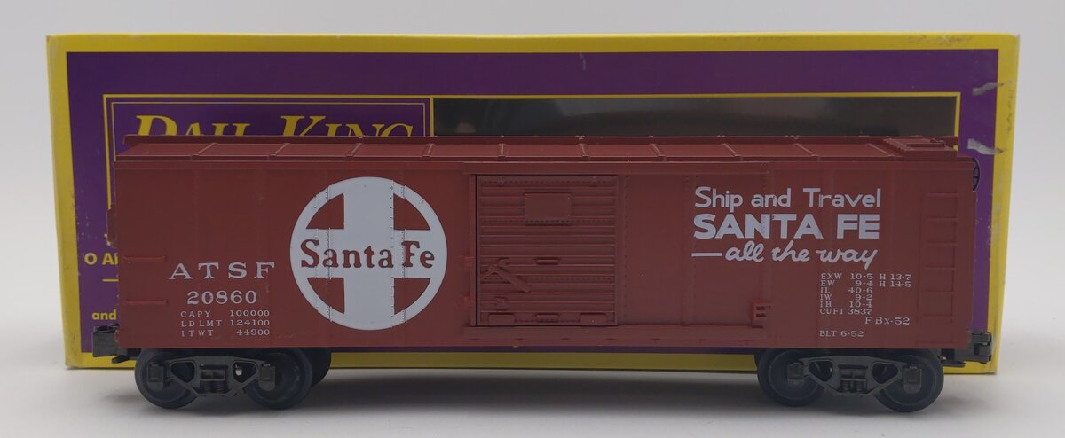 MTH 20-7403 O Gauge Santa Fe Boxcar #20860 LN/Box