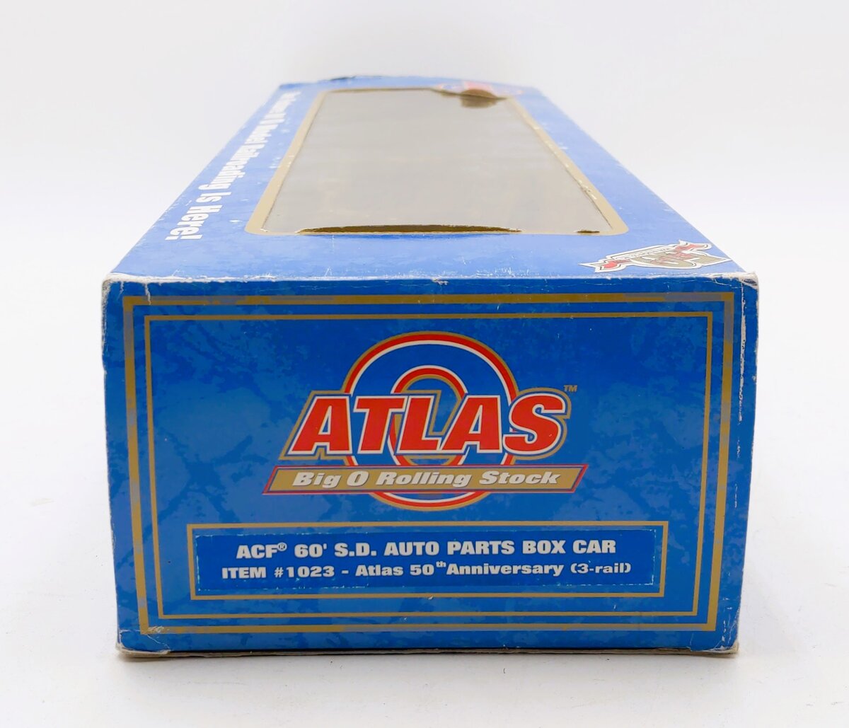 Atlas 1023 O Gauge Atlas 50th Anniversary ACF 60' SD Auto Parts Boxcar (3Rail)
