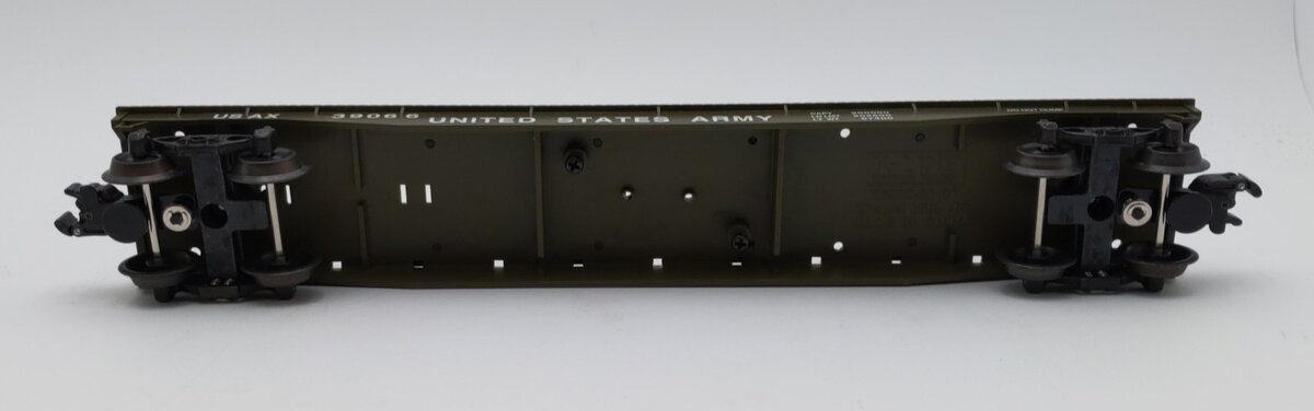 K-Line K691-8023 O Gauge US Army Flat Car w/3 Jeeps LN/Box