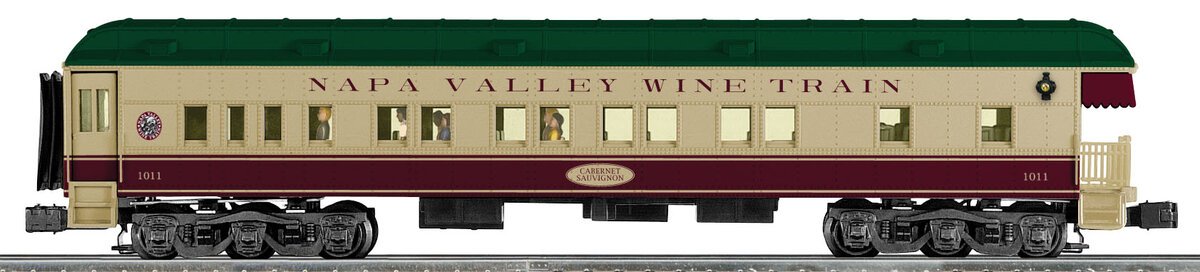 Lionel 6-22613 O Napa Valley 15'' Heavyweight Passenger Car 4-Pack