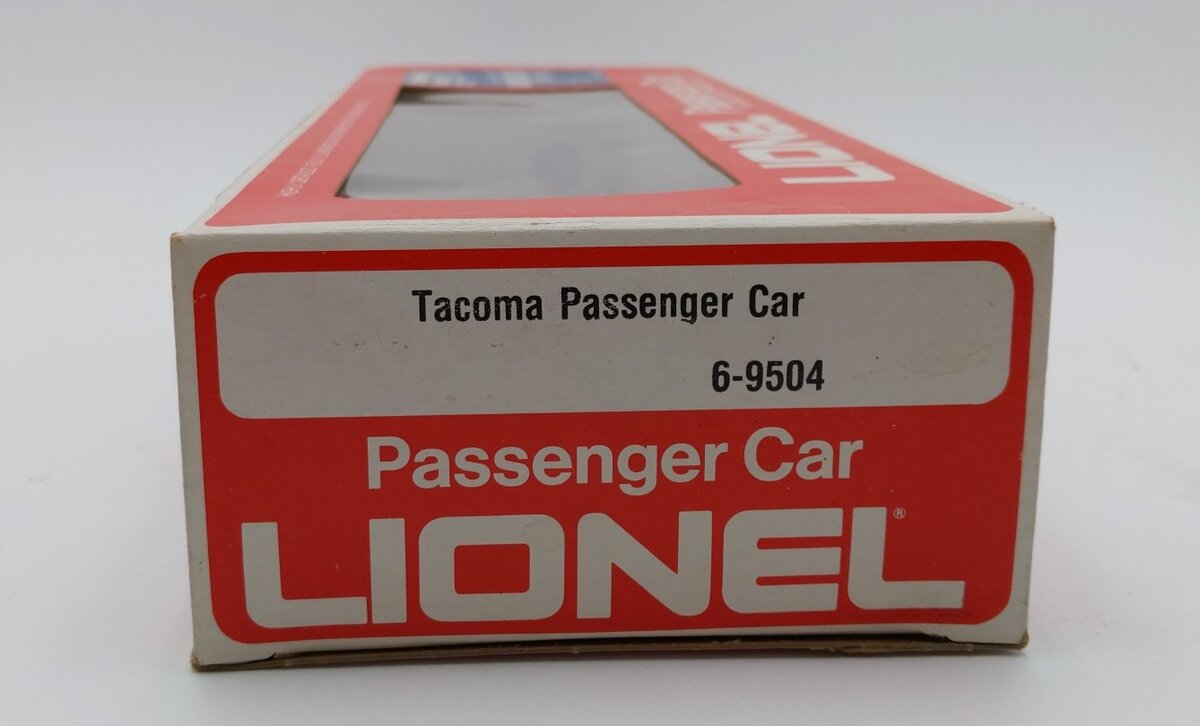 Lionel 6-9504 O Gauge Milwaukee Road "City Of Tacoma" Coach Car #9504 LN/Box