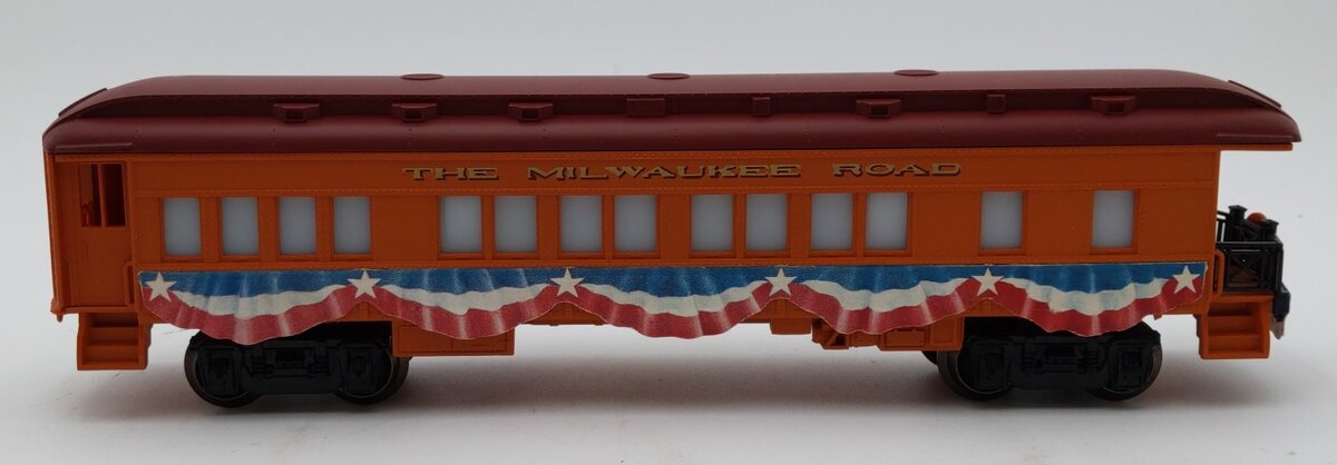 Lionel 6-9527 O Gauge Milwaukee Road FDR Campaign Observation Car VG/Box