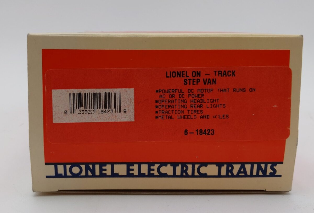 Lionel 6-18423 O Gauge On-Track Motorized Step Van LN/Box