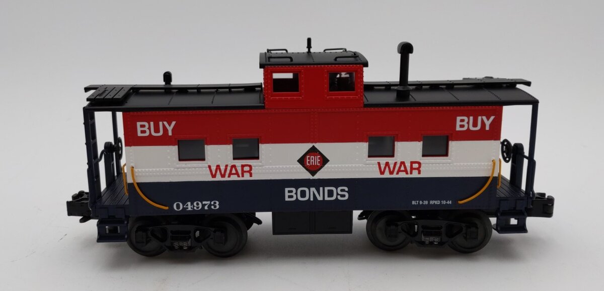 MTH 20-91066 O Gauge Erie U.S. War Bonds Steel Caboose #04968 NIB
