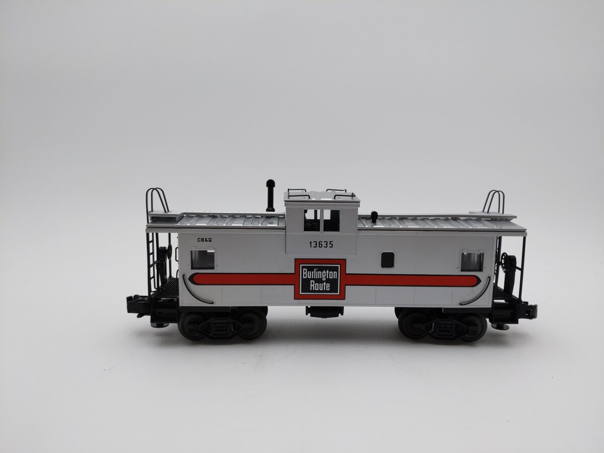 MTH 20-91023 O Gauge Burlington Extended Vision Caboose #13635 LN/Box