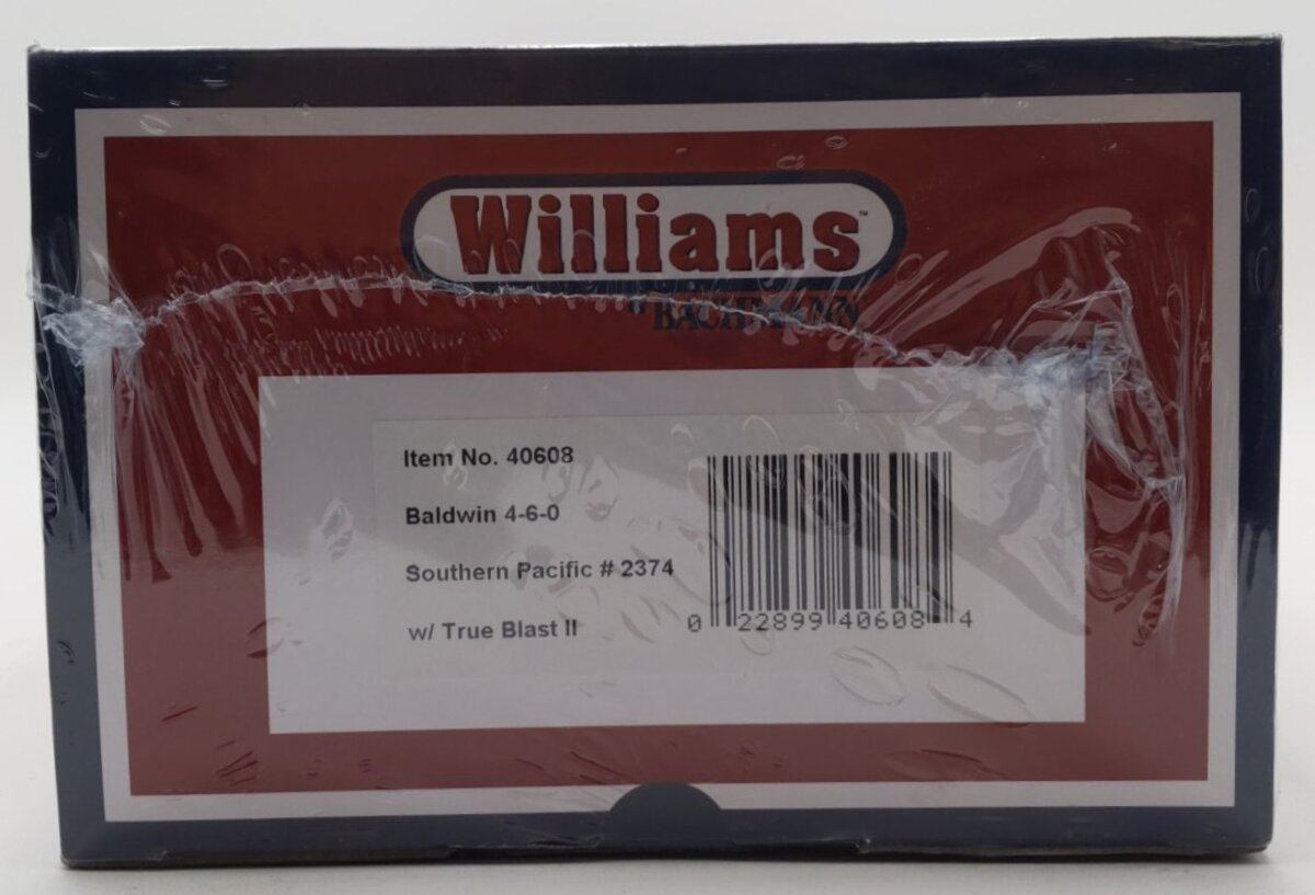 Williams 40608 O Gauge SP 4-6-0 Steam Locomotive with True Blast II