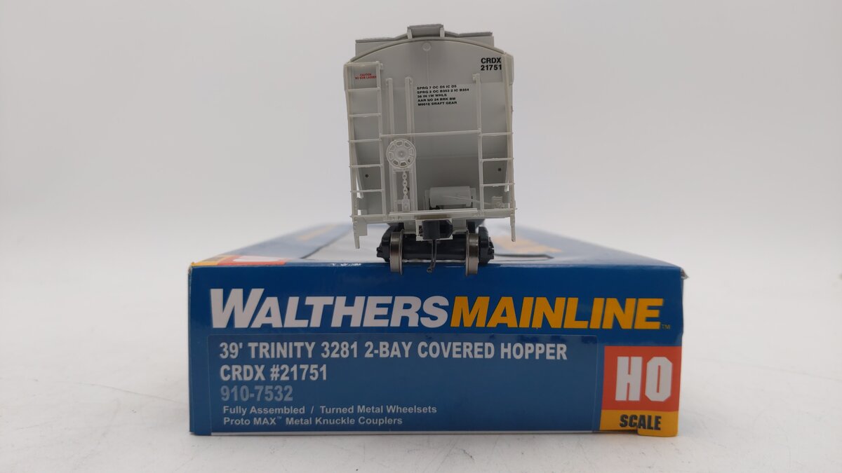 Walthers 910-7532 HO Chicago Freight Car Leasing Trinity 3281 Hopper #21751