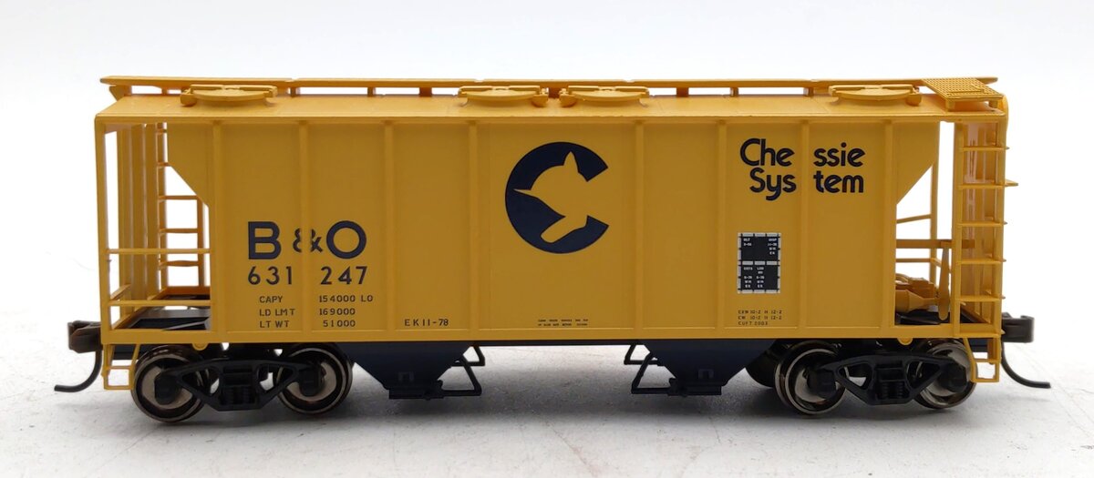 Atlas 20005042 HO Baltimore & Ohio PS-2 Covered Hopper #631247