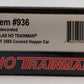 Atlas 936 HO Scale Undecorated ACF 3560 Covered Hopper Car