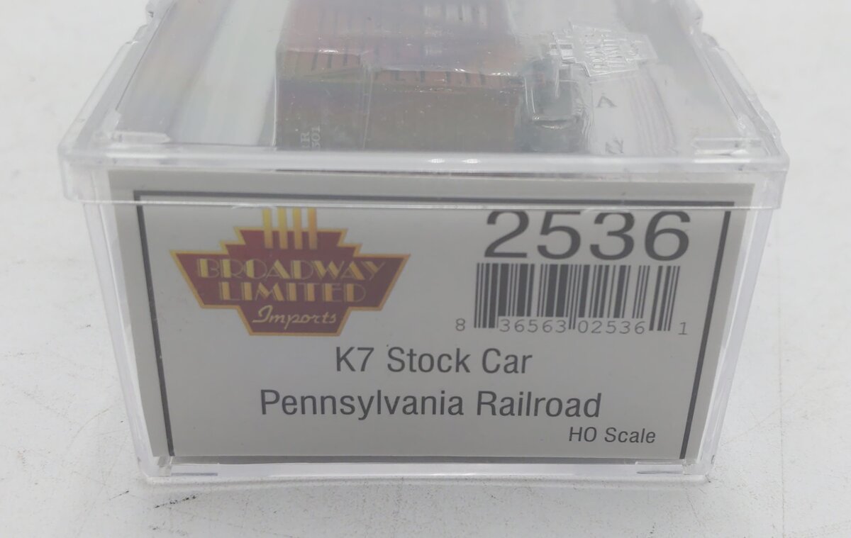 Broadway Limited 2536 HO Pennsylvania Railroad PRR K7 Stock Car (No Sound)