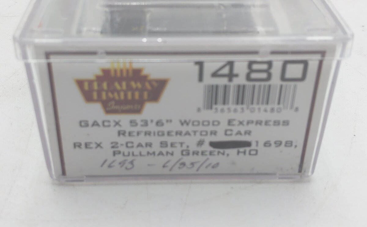 Broadway Limited 1480 HO Railway Express Agency REX 53'6