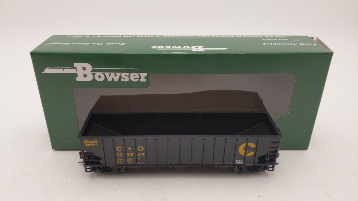 Bowser 41811 HO Chesapeake & Ohio 70-Ton 14-Panel Hopper #139869