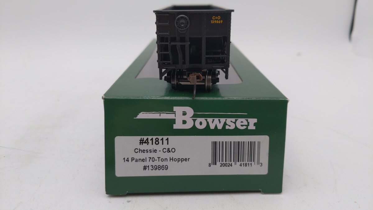 Bowser 41811 HO Chesapeake & Ohio 70-Ton 14-Panel Hopper #139869