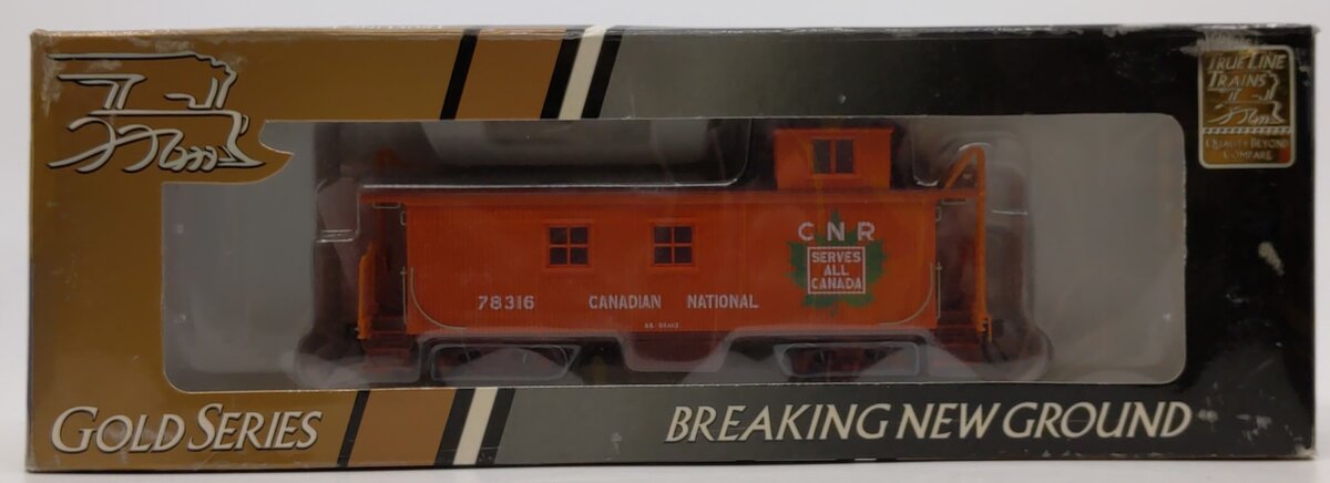 True Line Trains 301016 HO Scale Canadian National Caboose #78316 LN/Box