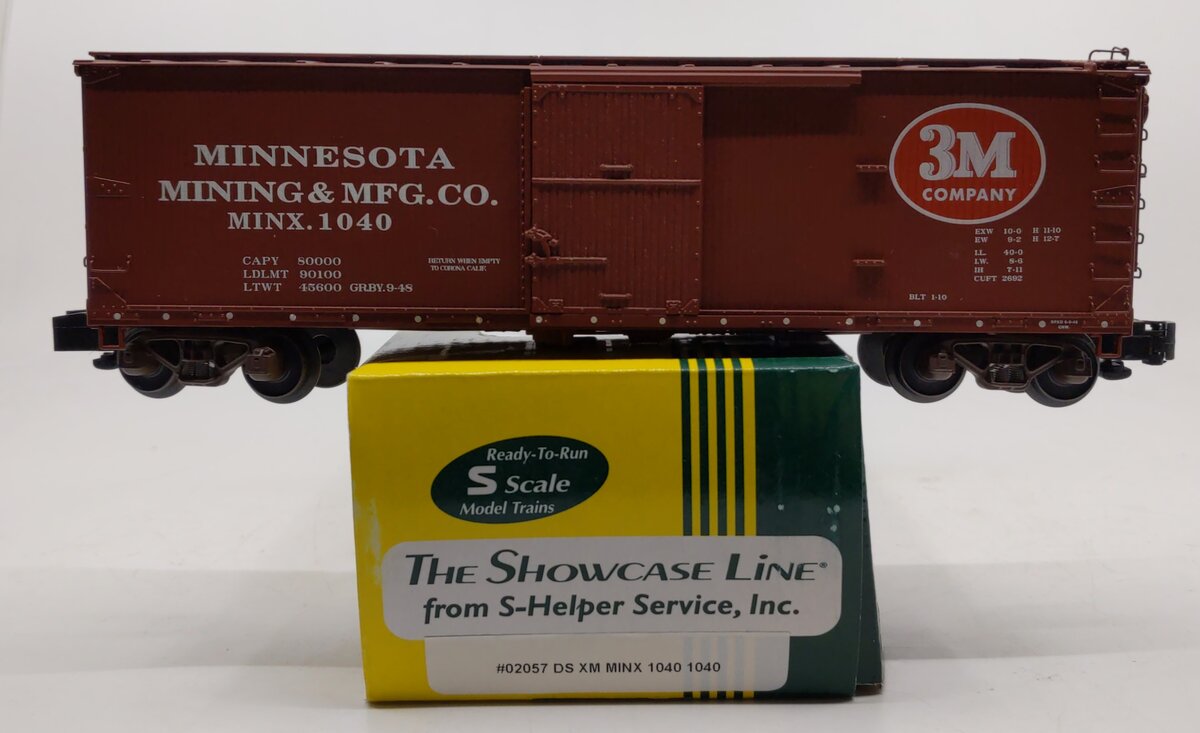 S-Helper 02057 S Gauge Minnesota Mining & MFG.CO. Boxcar #1040 LN/Box