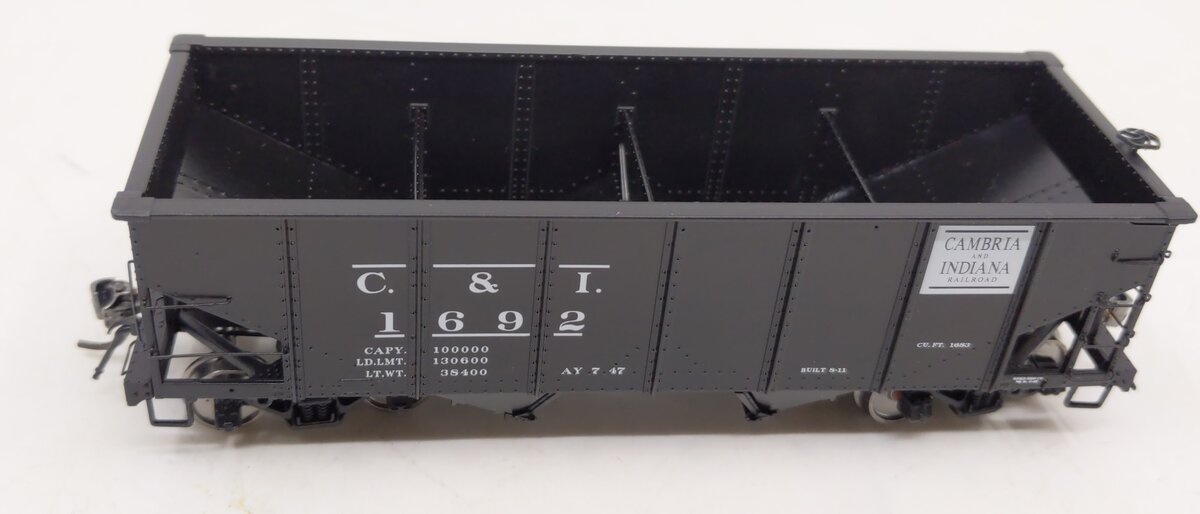 Rapido Trains 148005A HO Cambria & Indiana GLa 2-Bay Hopper Car