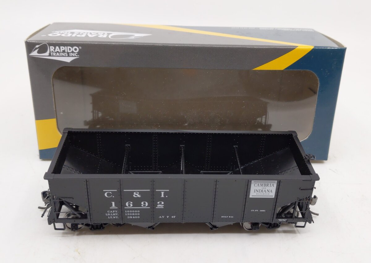 Rapido Trains 148005A HO Cambria & Indiana GLa 2-Bay Hopper Car